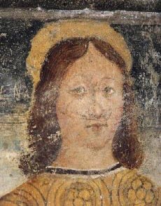 particolare dell'affresco