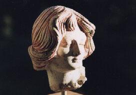 testa in marmo